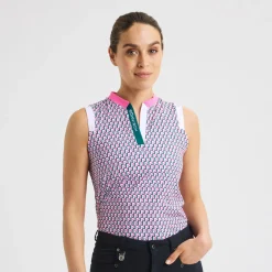 Röhnisch Abby Sleeveless Top Logo-Rose Discount