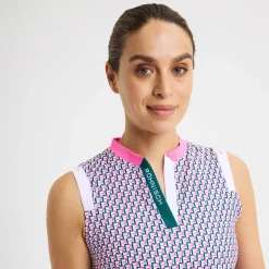 Röhnisch Abby Sleeveless Top Logo-Rose Discount