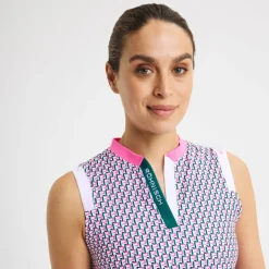 Röhnisch Abby Sleeveless Top Logo-Rose Discount