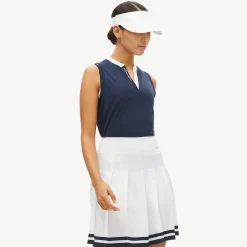 Röhnisch Abby Sleeveless Top Blå Navy-White Sale
