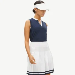 Röhnisch Abby Sleeveless Top Blå Navy-White Sale