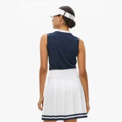 Röhnisch Abby Sleeveless Top Blå Navy-White Sale