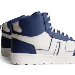 J.Lindeberg Ace High-Top Golf Sneaker Estate-Blue New