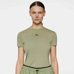 J.Lindeberg Ada T-Shirt Oil-Green Sale