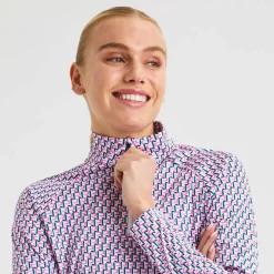 Röhnisch Addy Long Sleeve Logo-Rose Outlet