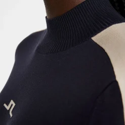 J.Lindeberg Adia Knitted Sweater Blå JL Navy New