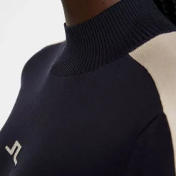 J.Lindeberg Adia Knitted Sweater Blå JL Navy New