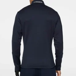 J.Lindeberg Aerial Quarter Zip Mid Layer Blå JL Navy Outlet
