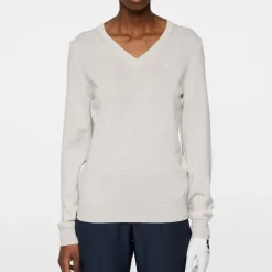 J.Lindeberg Amaya Knitted Sweater Moonbeam Sale