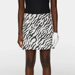 J.Lindeberg Amelie Mid Print Skirt Tour-Tiger-Moonbeam-M