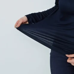 Daily Sports Ancona Ls Round Neck Blå Navy Online