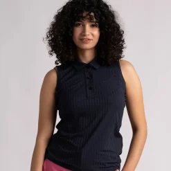 Cross Sportswear Andrea SL Poloshirt Blå Navy (498) Discount
