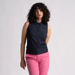 Cross Sportswear Andrea SL Poloshirt Blå Navy (498) Discount