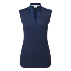 FootJoy Animal Print Sleeveless Lisle Blå Navy Best