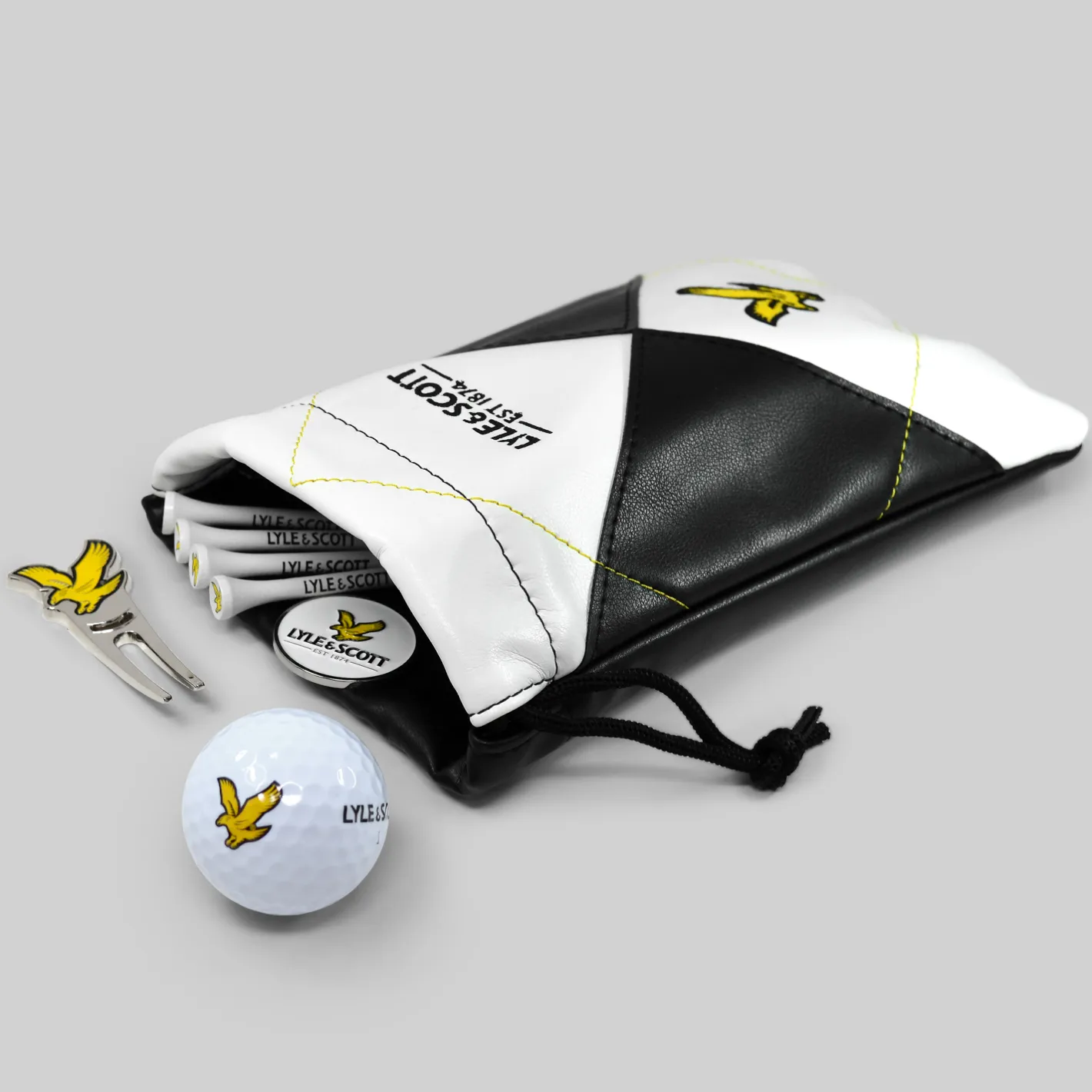 Lyle & Scott Argyle Tote Pouch Gift Set Discount