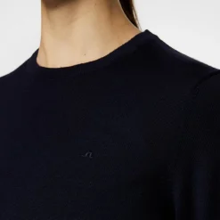 J.Lindeberg Aria Knitted Sweater Blå JL Navy Hot