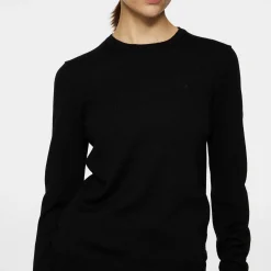 J.Lindeberg Aria Knitted Sweater Svart Black Clearance