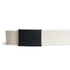 J.Lindeberg Arvo Webbing Belt Vit White Sale