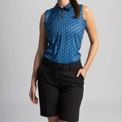 Cross Sportswear Azahara SL Poloshirt Campanula Blue (720) Best