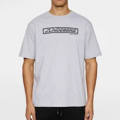 J.Lindeberg Baldwin T-Shirt Light-Grey-Melange Hot