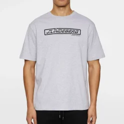 J.Lindeberg Baldwin T-Shirt Light-Grey-Melange Hot