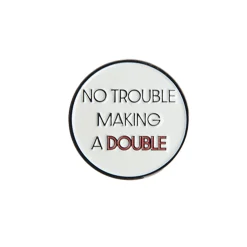 Bogeys & Birdies Ball Marker No Trouble Discount