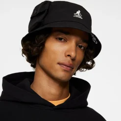 J.Lindeberg Banks Packable Bucket Hat JL x Kangol Svart Black New