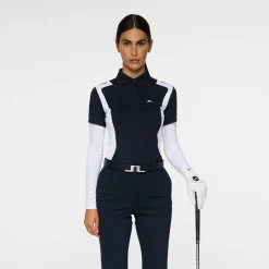 J.Lindeberg Bea Polo Blå JL Navy Best