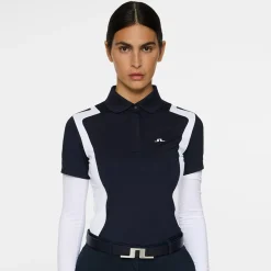 J.Lindeberg Bea Polo Blå JL Navy Best