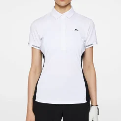 J.Lindeberg Becca Polo Vit White New