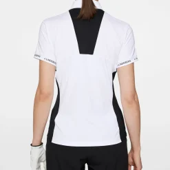 J.Lindeberg Becca Polo Vit White New