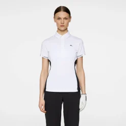 J.Lindeberg Becca Polo Vit White New