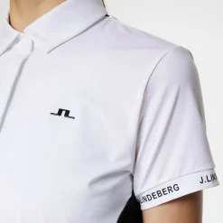 J.Lindeberg Becca Polo Vit White New