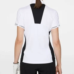J.Lindeberg Becca Polo Vit White New