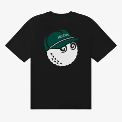 Malbon Golf Bermuda Baldwin Tee Svart Black New
