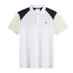 J.Lindeberg Block Polo Vit White