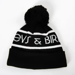 Bogeys & Birdies Bobble Hat Svart Vit Black/White Clearance
