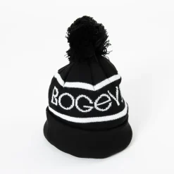 Bogeys & Birdies Bobble Hat Svart Vit Black/White Clearance