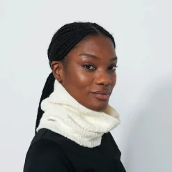 Daily Sports Cable Knit Neck Warmer Vit Ivory Sale