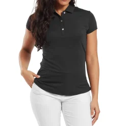 FootJoy Cap Sleeve Lisle Svart Black Clearance