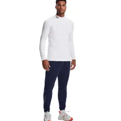 Under Armour CG Armour Fitted Mock Vit Vit (White 100) New