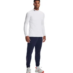 Under Armour CG Armour Fitted Mock Vit Vit (White 100) New