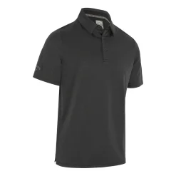 Callaway Chev Twill Jacquard Polo Svart Caviar
