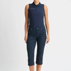 Röhnisch Chie Comfort Capri Micro-R-Check-Navy Sale