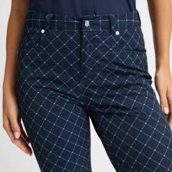 Röhnisch Chie Comfort Capri Micro-R-Check-Navy Sale