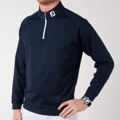 FootJoy Chill-Out Pullover Blå Navy Sale