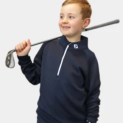 FootJoy Chill-Out Pullover JR Blå Navy New