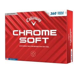 Callaway Chrome Soft 360 Triple Track 2024 Vit White New