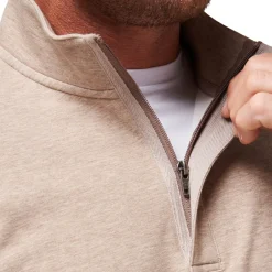 Travis Mathew Cloud Quarter Zip 2. Portabella Best