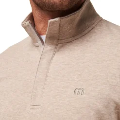 Travis Mathew Cloud Quarter Zip 2. Portabella Best